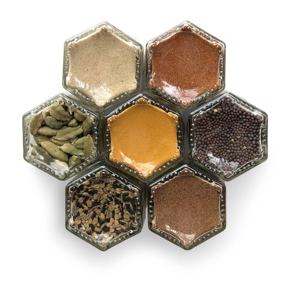 INDIAN SPICES | Seven Organic Spices | Gift Idea for a New Cook - Gneiss Spice