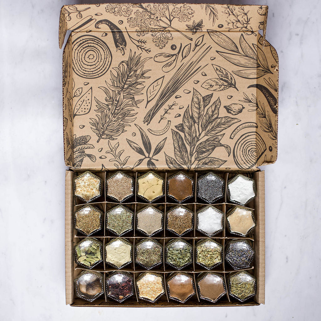 Baking Spice Set — 24 Organic Seasonings for Baking