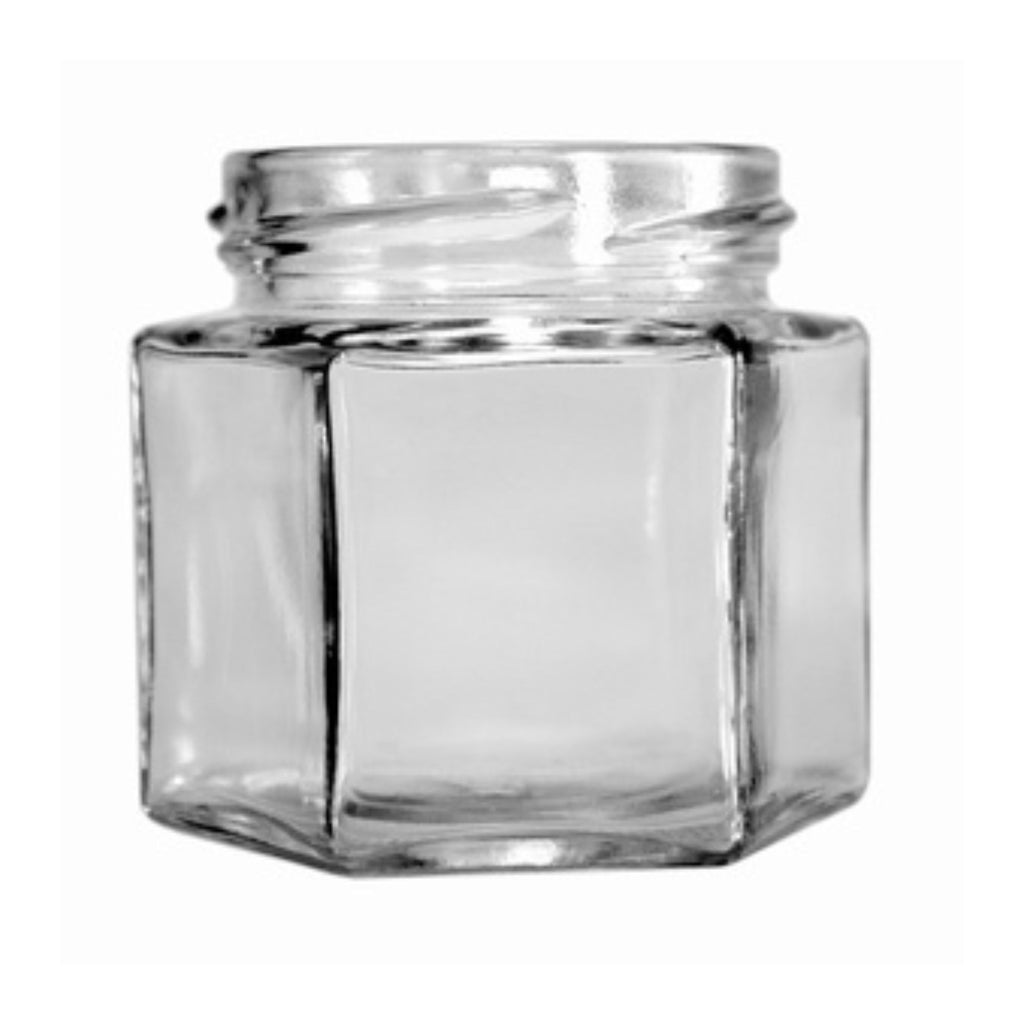 A replacement glass jar with a wide opening and the elegant Gneiss Spice logo is displayed against a plain white background.