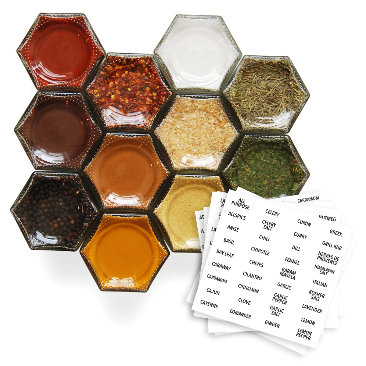 Her Turf Kitchen - 🍂10pcs spice jars from 5five simply smart