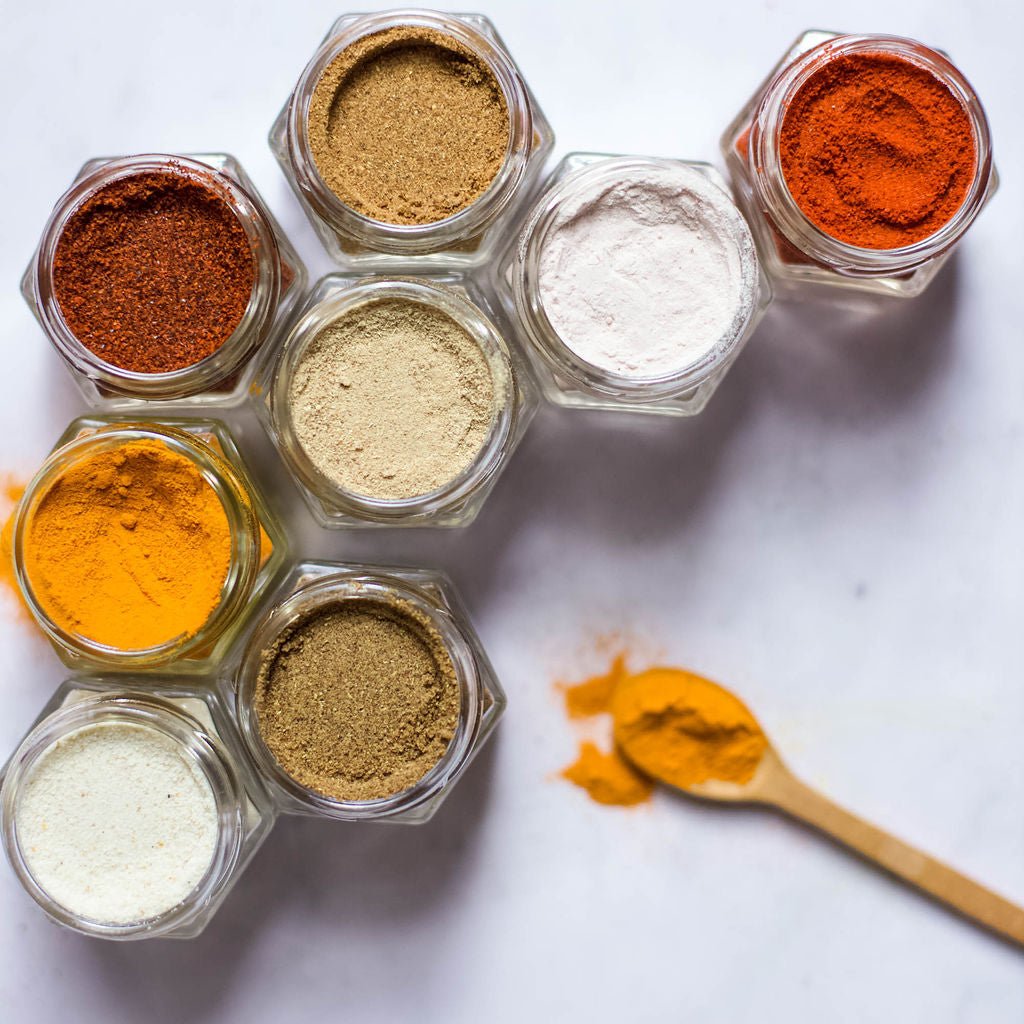 12pcs Magnetic Spice Jars Stainless Kitchen Condiment