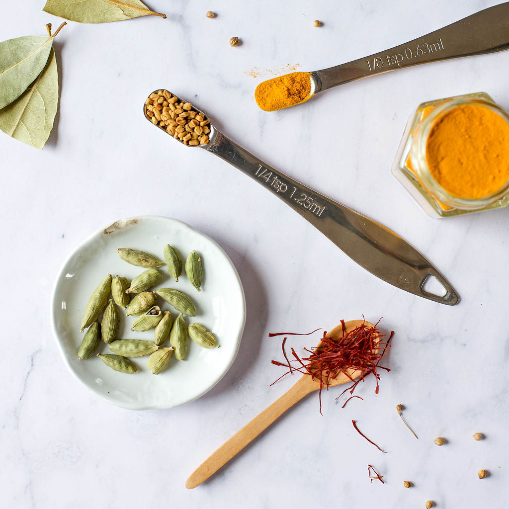 Herb & Spice Mini Wooden Spoon for Spice Jars, Kitchen Organisation