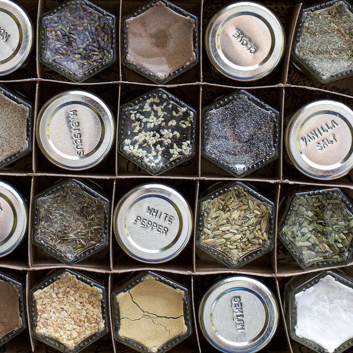 EMPTY BUNDLE: Small + Large Magnetic Spice Jars – Gneiss Spice
