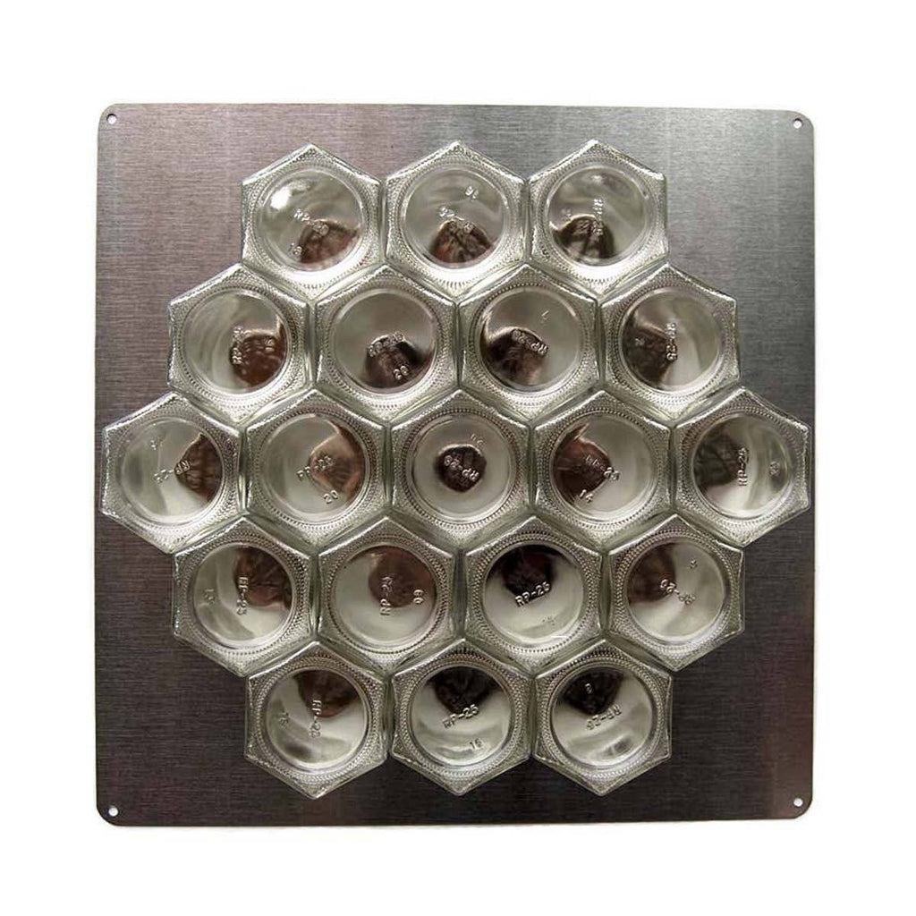DIY Magnetic Spice Rack for Wall – 24 Large Empty Jars - Gneiss Spice