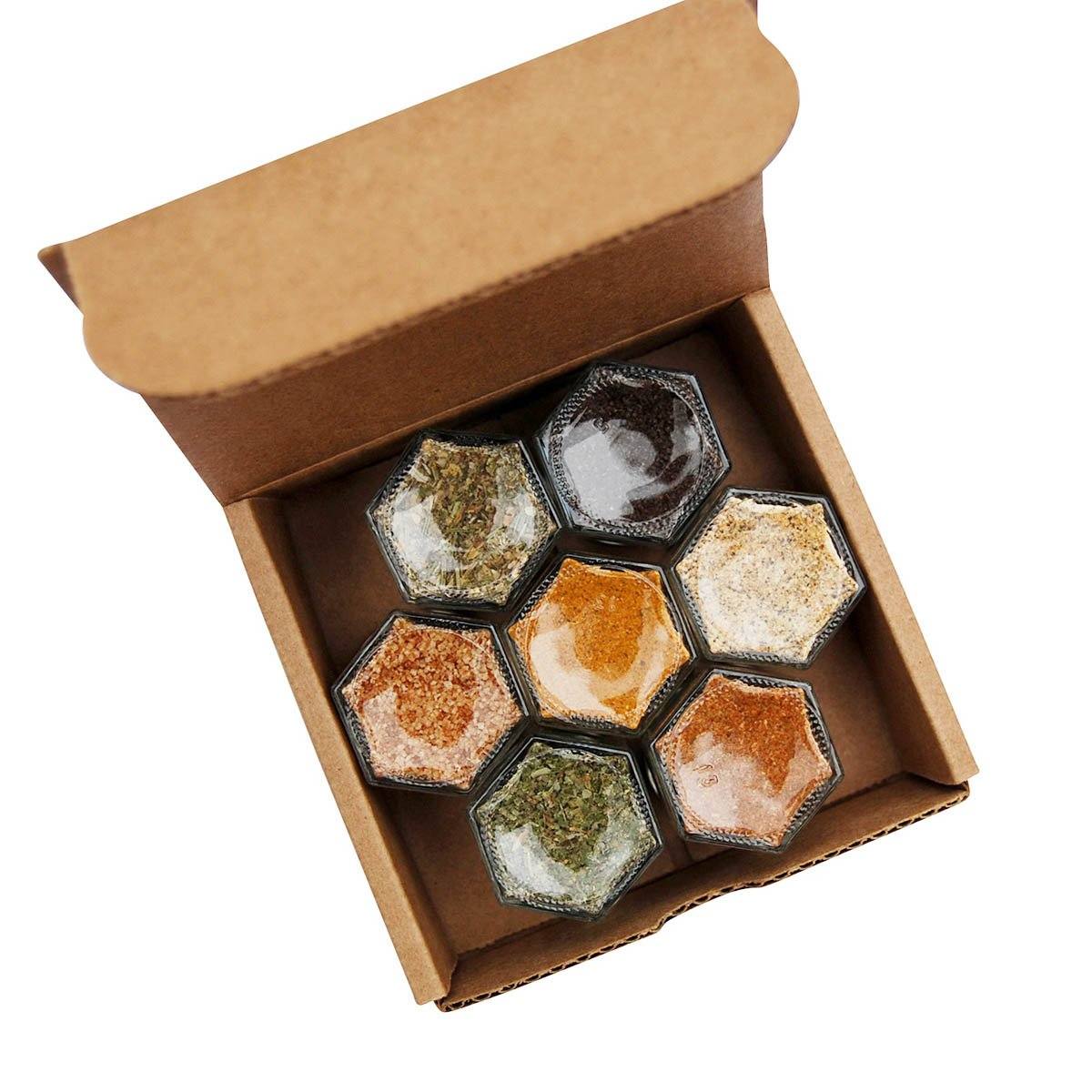 Seasoning Containers Spice Box  4 in 1 Spice Container Seasoning