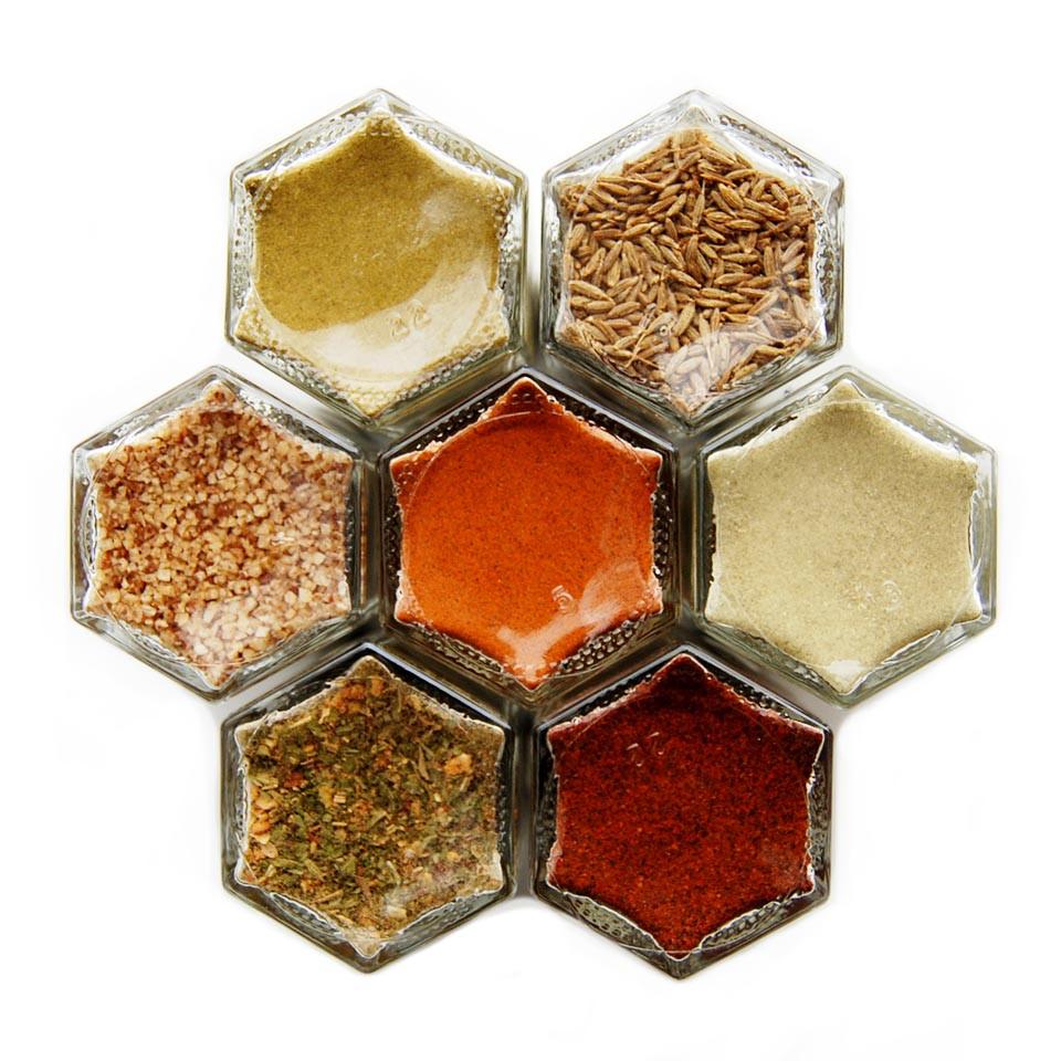 MEXICAN SPICES | 7 Organic Seasonings | Serrano Infused Gourmet Salt (20% Off) - Gneiss Spice