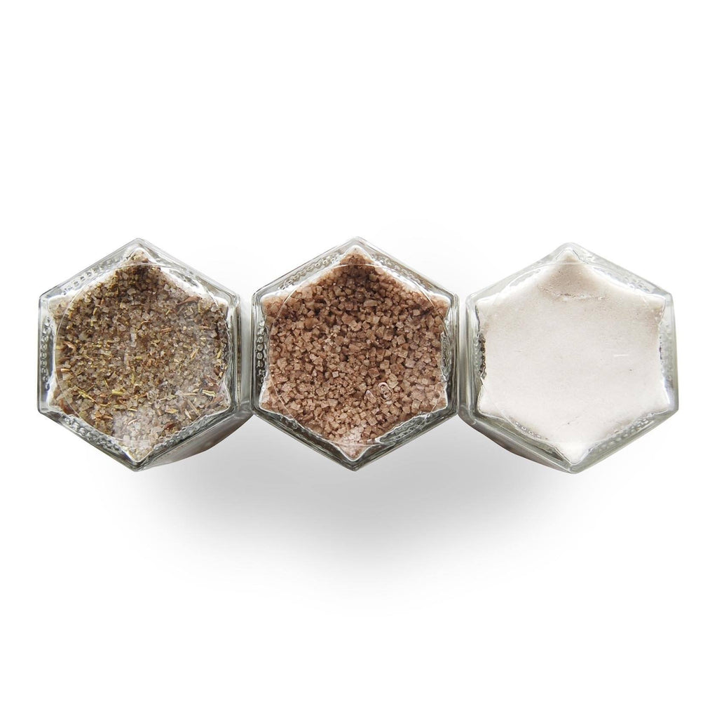 Salts of France Mini Kit | Velvet, Herbes de Provence & Fumée Sea Salts (20% Off) - Gneiss Spice