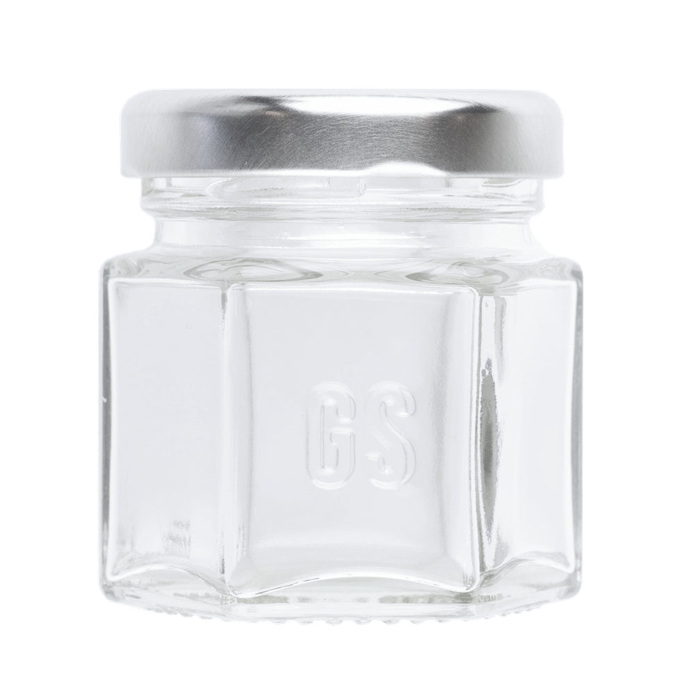 Personalized: Single Small Magnetic Spice Jar with Stamped Lid