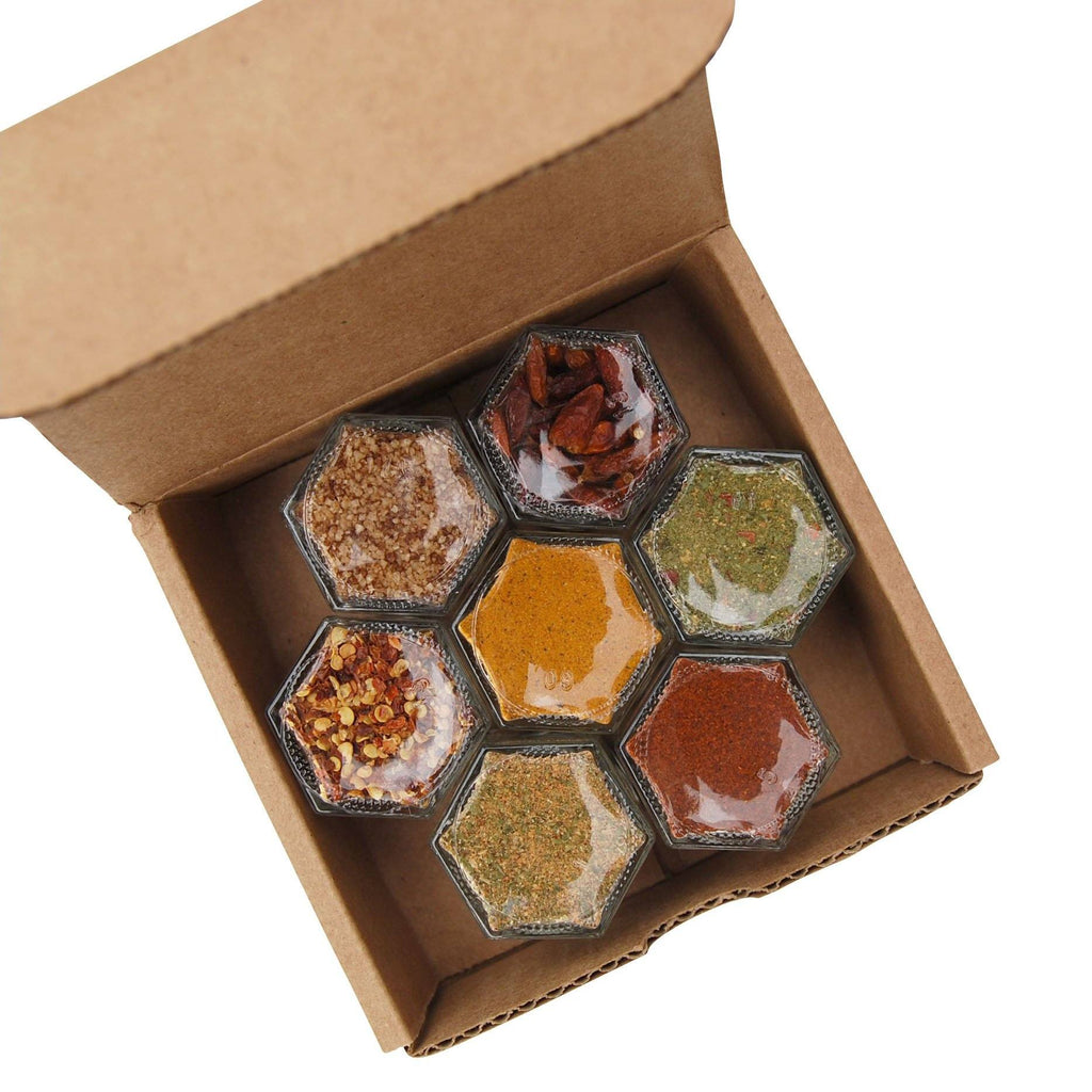 SPICY KIT | 7 Organic Seasonings to Turn Up the Heat and Spice Up The Kitchen - Gneiss Spice