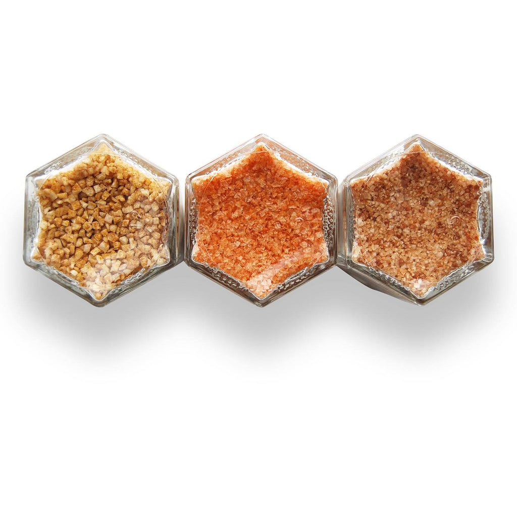 Spicy Mini Kit | Curry, Habanero & Sriracha Infused Salts - Gneiss Spice